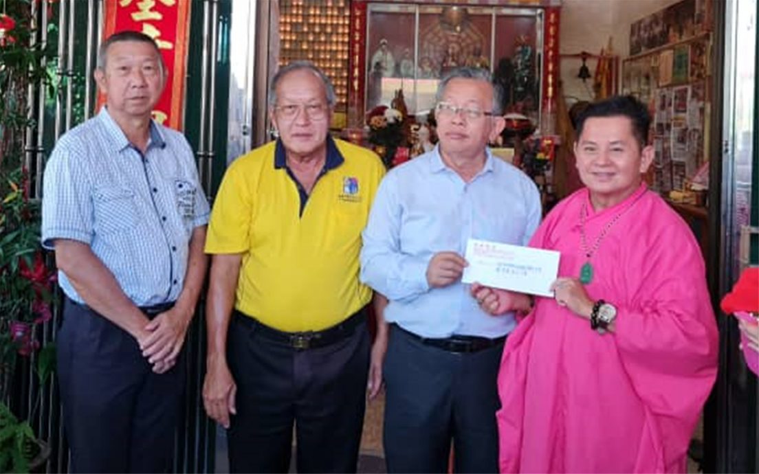 芙蓉南海坛闰二月十九观音诞活动,捐出1万5000令吉作慈善。