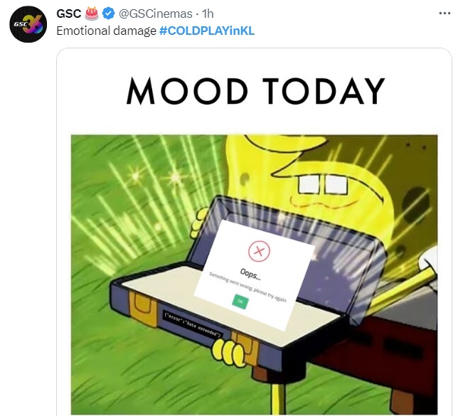 Coldplay演唱会网上预购热爆 网页当机歌迷怒“排了个寂寞”