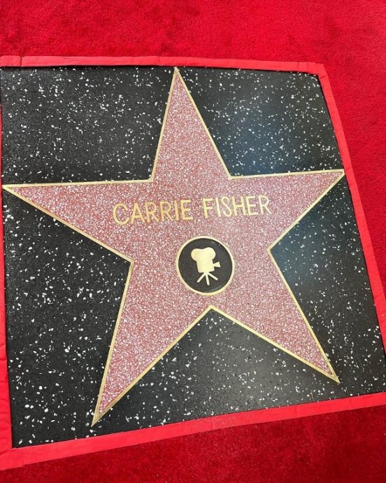 ​莉亚公主星战日获星致敬 天行者见证