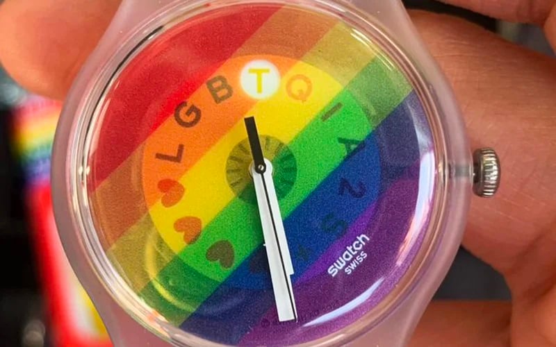 “Swatch手表并非彩虹色”·内长:仅6色且手表涉宣传LGBT