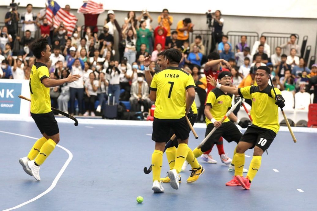 东运会室内钩球赛  大马男队决战印尼