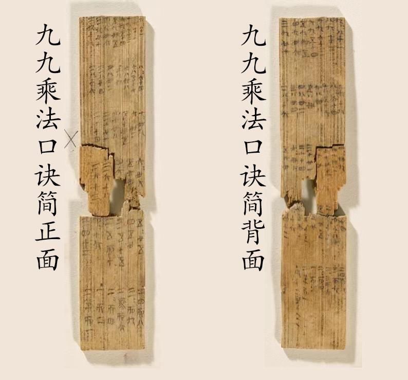 九九乘法表1800年前就出现！汉代连制砖工匠都会背