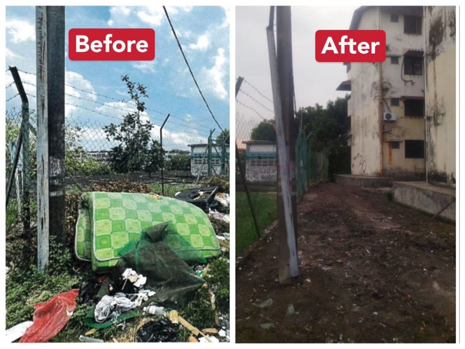 倪可敏:新山皇居花园组屋垃圾课题解决 地政部48小时内清除干净