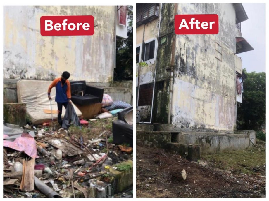 倪可敏:新山皇居花园组屋垃圾课题解决 地政部48小时内清除干净