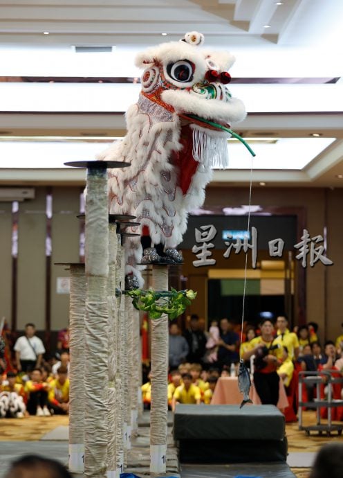 关丹建造行国际高桩醒狮王邀请赛