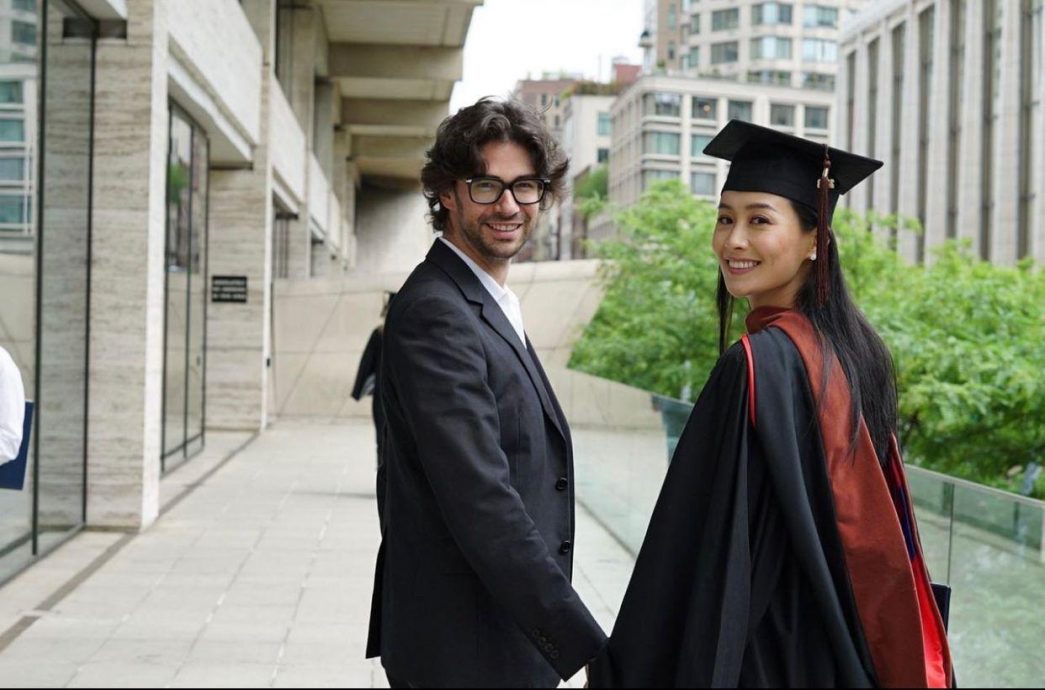 前夫宣布做爸爸 陈法拉晒老公合照放闪