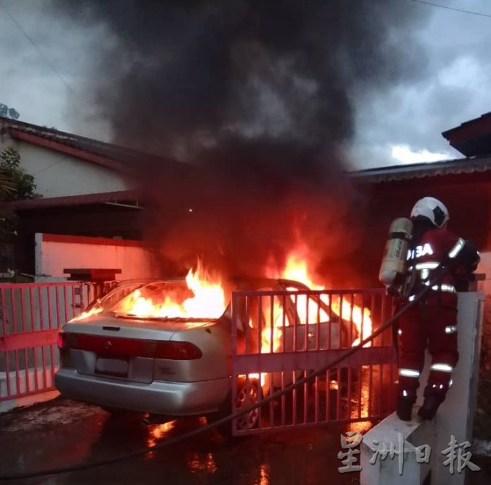 发生在民宿前及下山途中 怡一晚两烧车案