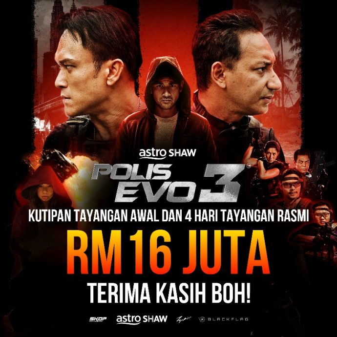 大马票房|《Polis Evo 3》阻《玩命10》蝉联冠军 《小美人鱼》新上榜排第3