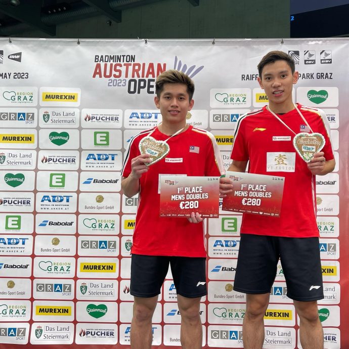 奥地利羽球国际挑战赛|决赛再挫雷升豪黄显维 吴永昌刘航益连续2周夺冠