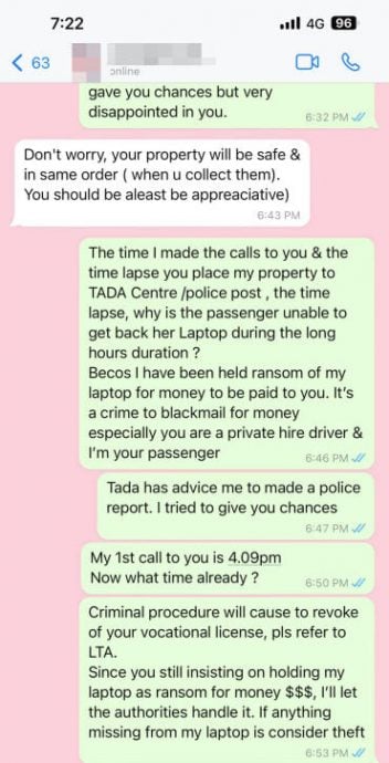 *已签发*柔:狮城二三事:手提电脑遗落电召车 女教师称司机索保管费
