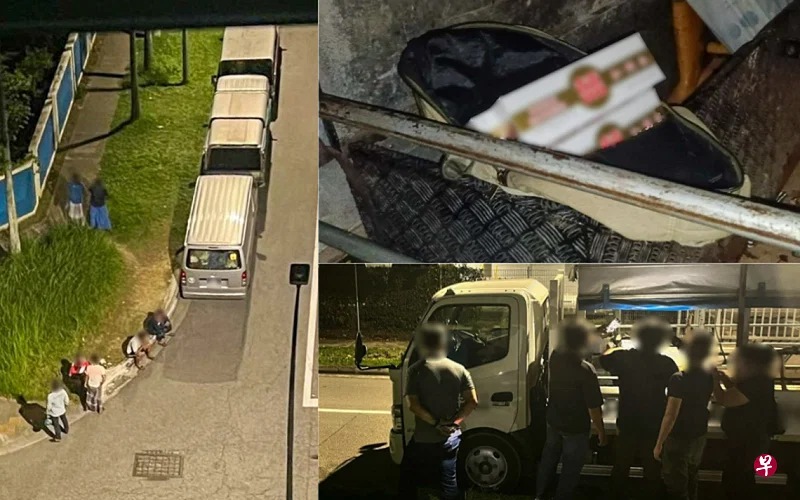 *已签发*柔:狮城二三事:监视器打击卖漏税香烟 狮城关税局捕2男