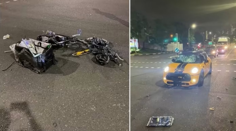*已签发*柔:狮城二三事:酒驾撞死送餐员 男子坐牢18个月