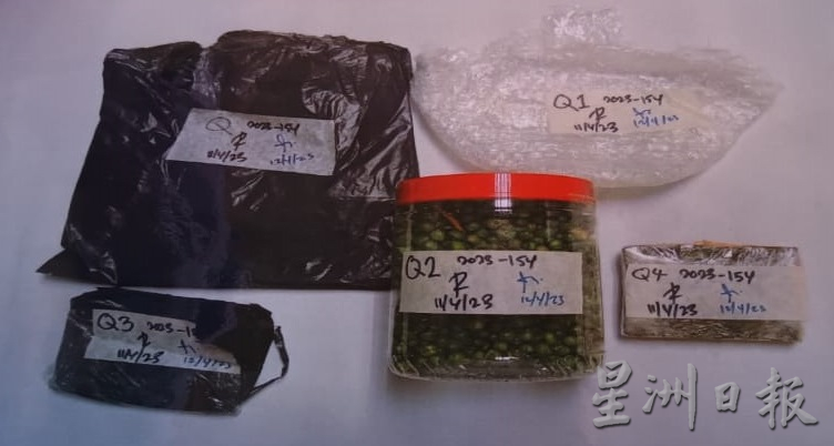 **已签发**柔:第二版头条:大麻混糕饼和零食邮寄,2男遭柔关税局逮捕
