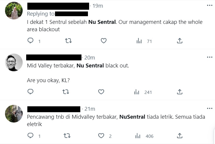 有完没完!轮到Nu Sentral商场停电