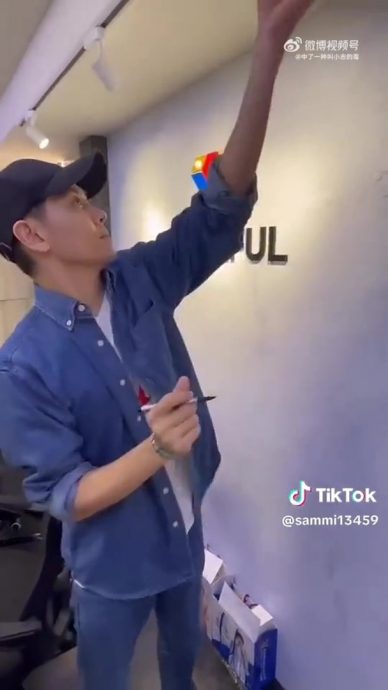 林志颖签名出现停顿视频疯传 粉丝心疼手伤还没好	