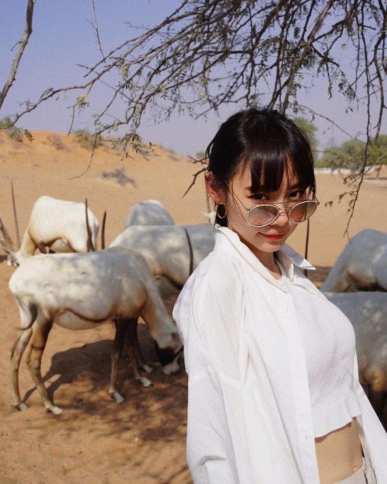 林明祯举家游沙漠 网担心女神晒黑