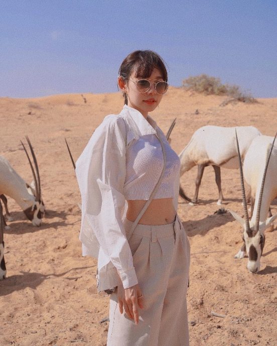 林明祯举家游沙漠 网担心女神晒黑