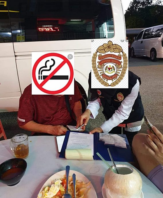 柔:5月在多个禁烟区检举 发67传票给违例烟民