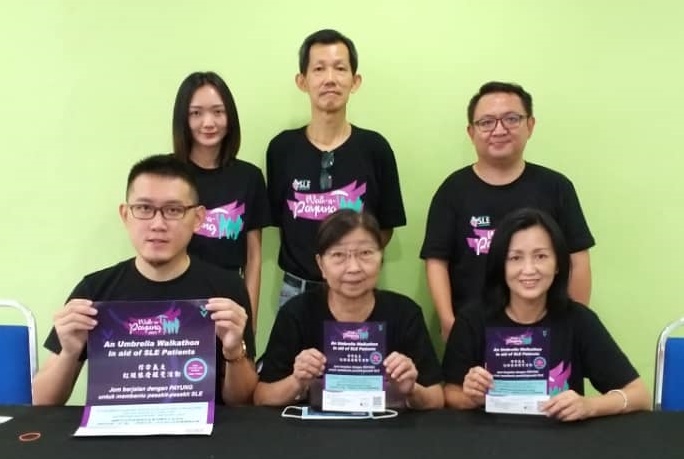 柔:头条:红斑狼疮新山分会5月14日办撑伞义走