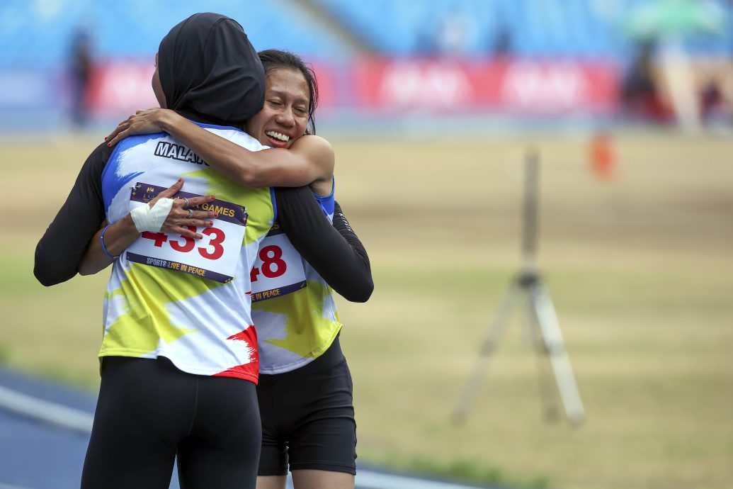 柬埔寨东运会田径| 男女100公尺预赛 大马2男2女闯决赛