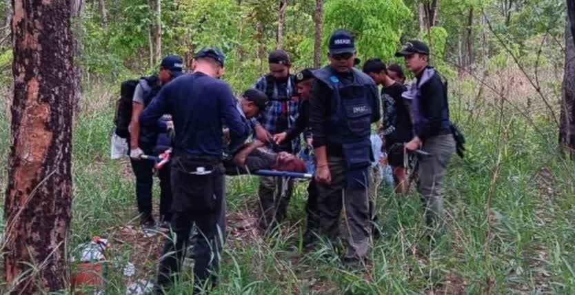 泰女误踩地雷炸断腿 柬军救援再踩地雷