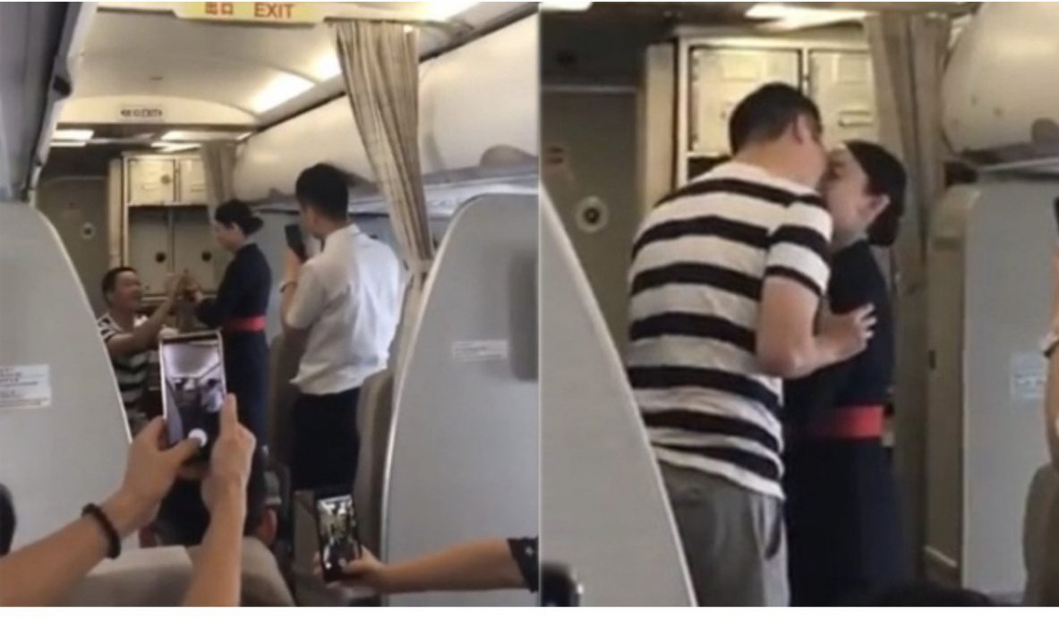 男友机上浪漫求婚 空姐答应竟被指失职
网批航空公司刻薄