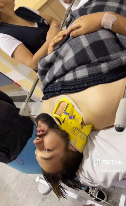 男子庆祝离婚玩高空跳 绳索突断摔断脖子