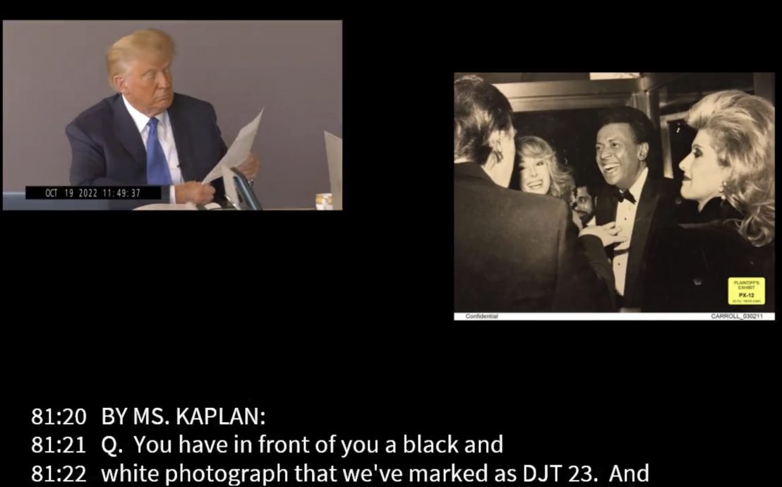 看世界/美专栏作家指控曾遭性侵 特朗普作证影片公开