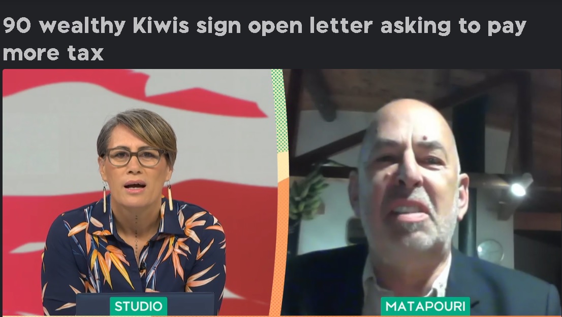纽西兰90富豪集体发声 愿多缴税共享财富