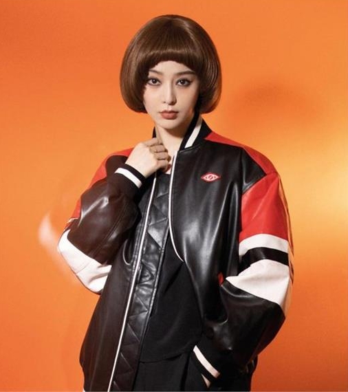 范冰冰时尚品味踢铁板 马桶盖短发撞脸猪哥亮