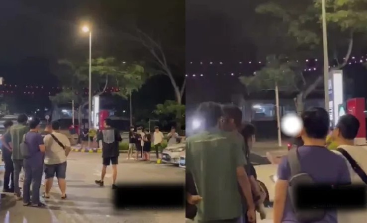 视频 | “现在12am了请你们全滚开”被引擎噪音激怒 男子报警赶人