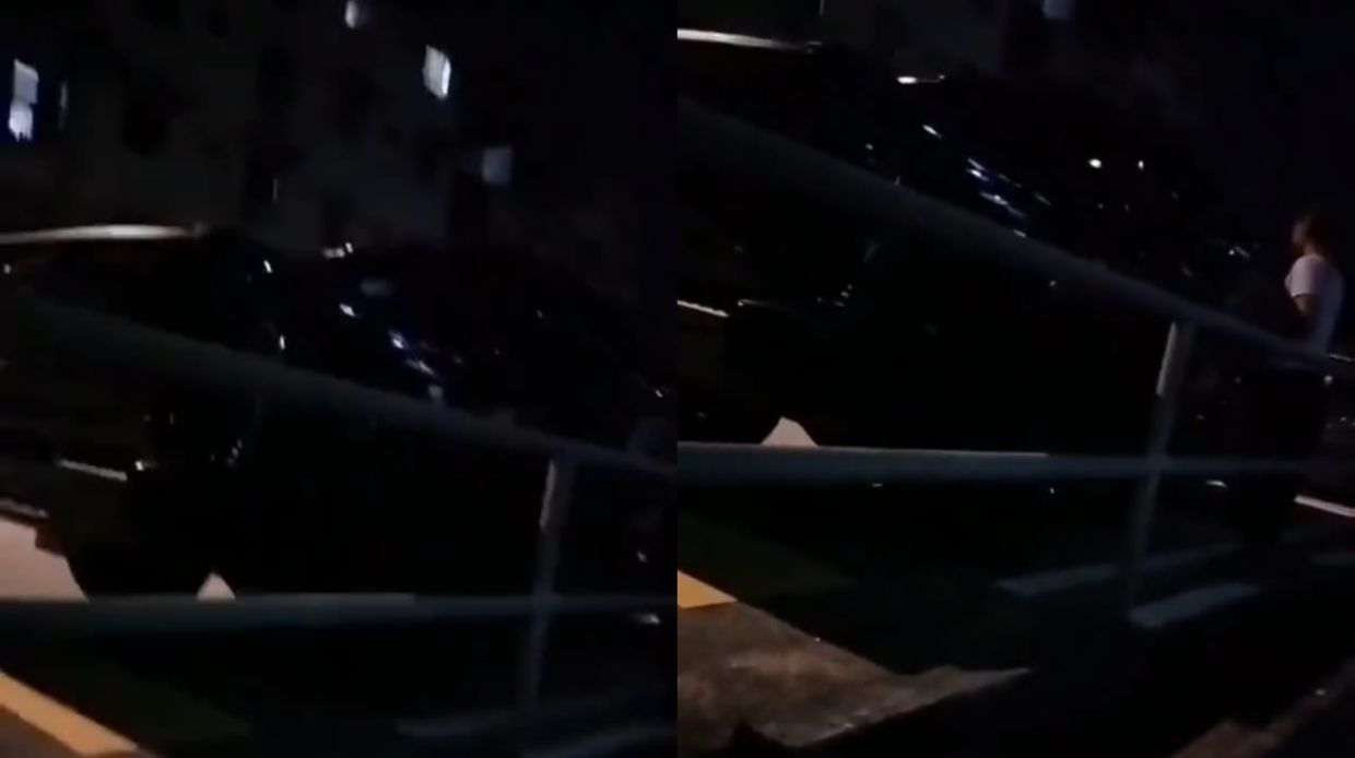 视频 | 不爽非法贷款宣传单被焚烧 女阿窿跑腿与居民吵架