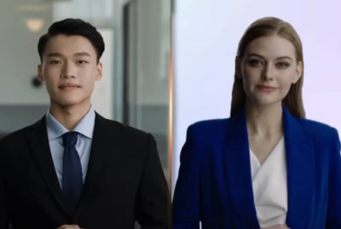  视频|大马首个AI新闻电视主播诞生 名为“Joon”和“ Monica”