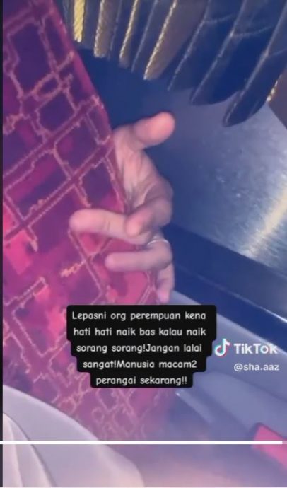 视频|巴士后座男子伸“咸猪手” 女子发视频警戒“姐妹们小心”