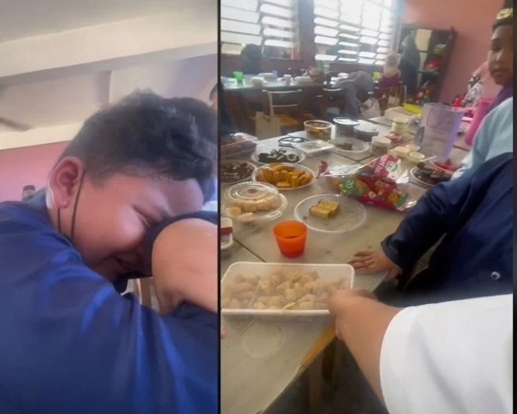 视频|带来饼乾没人吃趴桌爆哭 老师暖心举动让孤儿破涕为笑