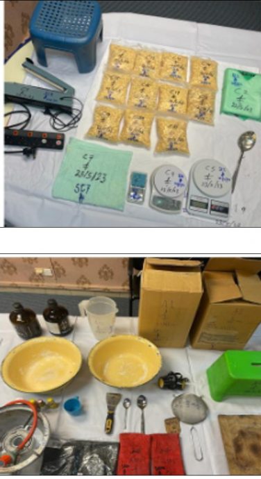 警侦破炼毒活动 起获逾14公斤疑似海洛因