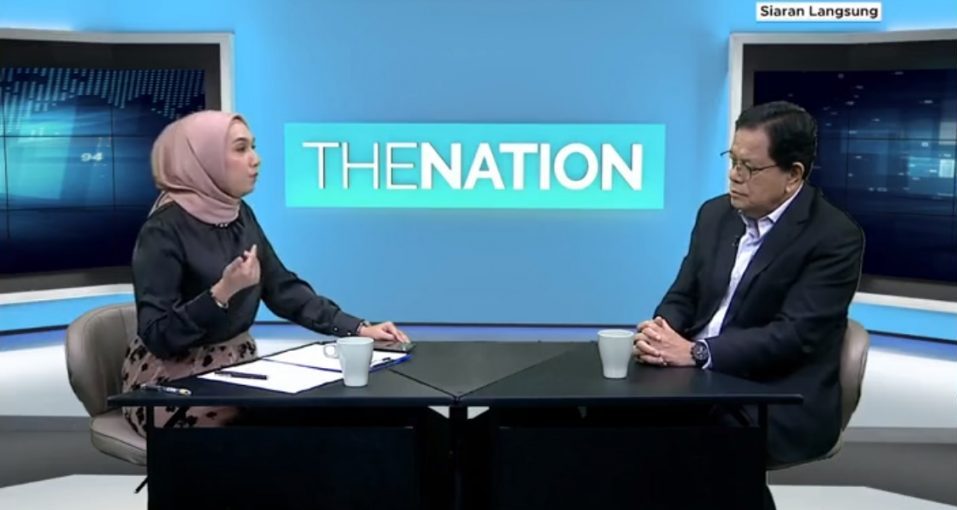 资深媒体人丹斯里佐汉查化接受马新社电视访问