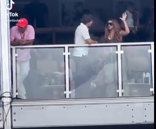 赛车场约会送花示爱 传汤告鲁斯追夏奇拉