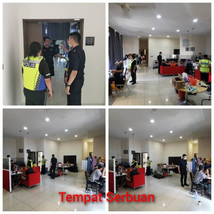 跨国网赌集团在马设呼叫中心·11名印尼人落网