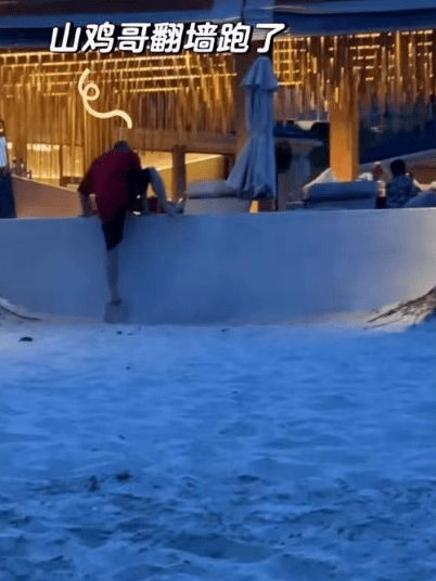 陈小春携妻儿出游 被认出后翻墙跑