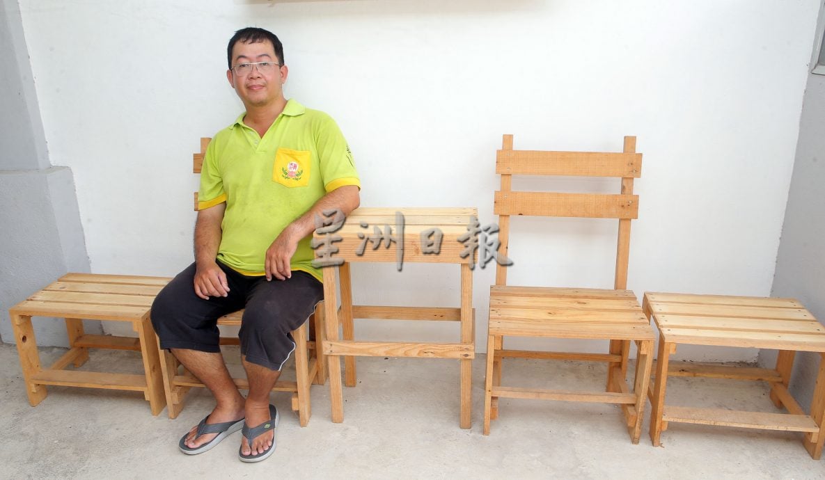 霹：封底主文／乐活频道|木栈板大变身   郭正义创意打造独一无二家具