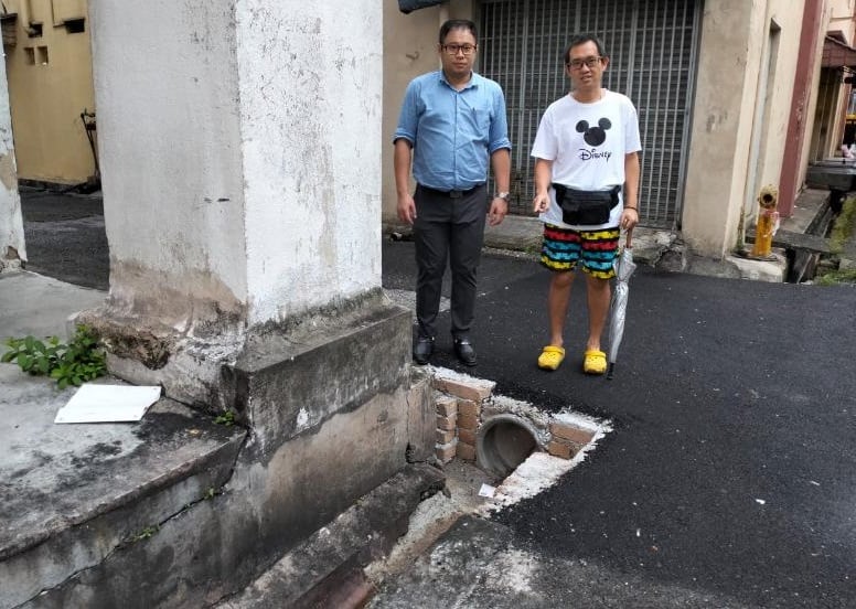 黄家杰:接获投诉 古传光路沟渠已修复