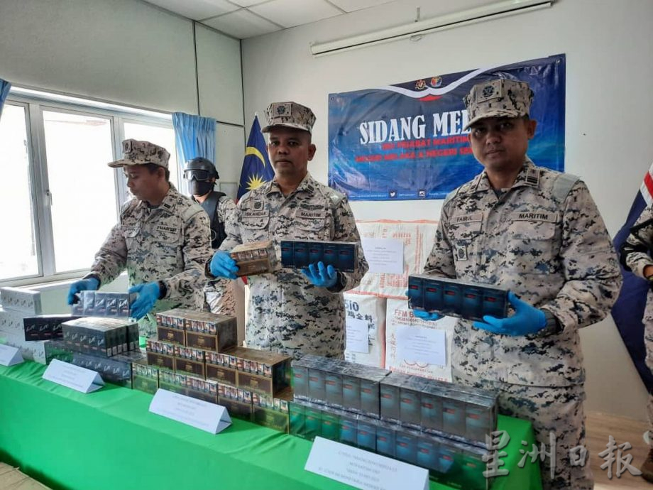 (古城封底版主文)森甲海事机构再破295万走私烟案