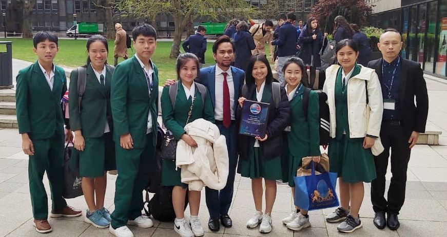 （古城第六版主文）培风7位学生前往英国参与游学活动
