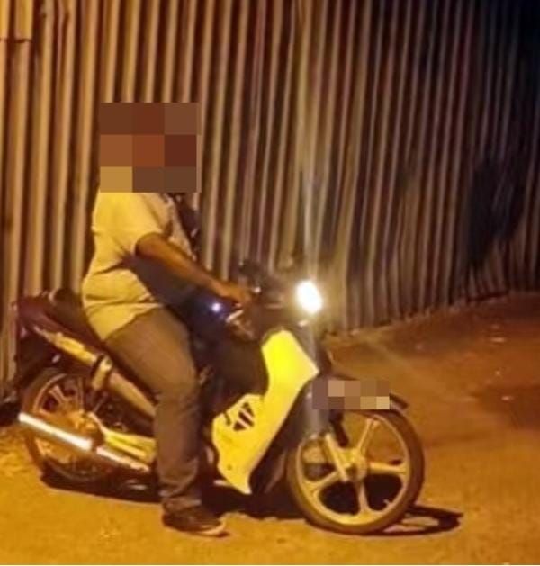 （大北马）2瘦1肥的印裔刀匪近期频频分乘2辆摩托车在老街场出没