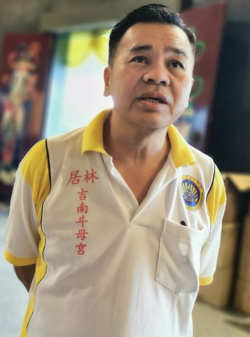 (大北马)居林吉南斗母宫新任主席谢梽颉望新宫早日取得入伙准证