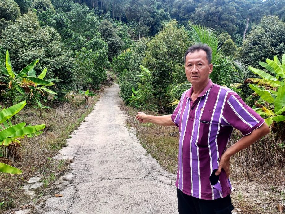 （大北马）榴梿园主投诉脚车骑士没通知用山路