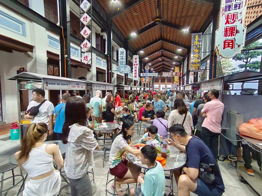 （大北马）福德正神理事巡视美食街