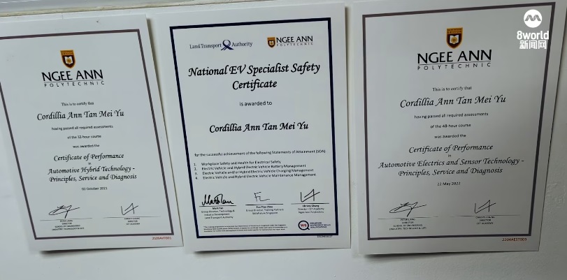 (已签发)柔:狮城二三事:不被嘲讽和歧视打倒 年轻女子学修车让家族事业回春