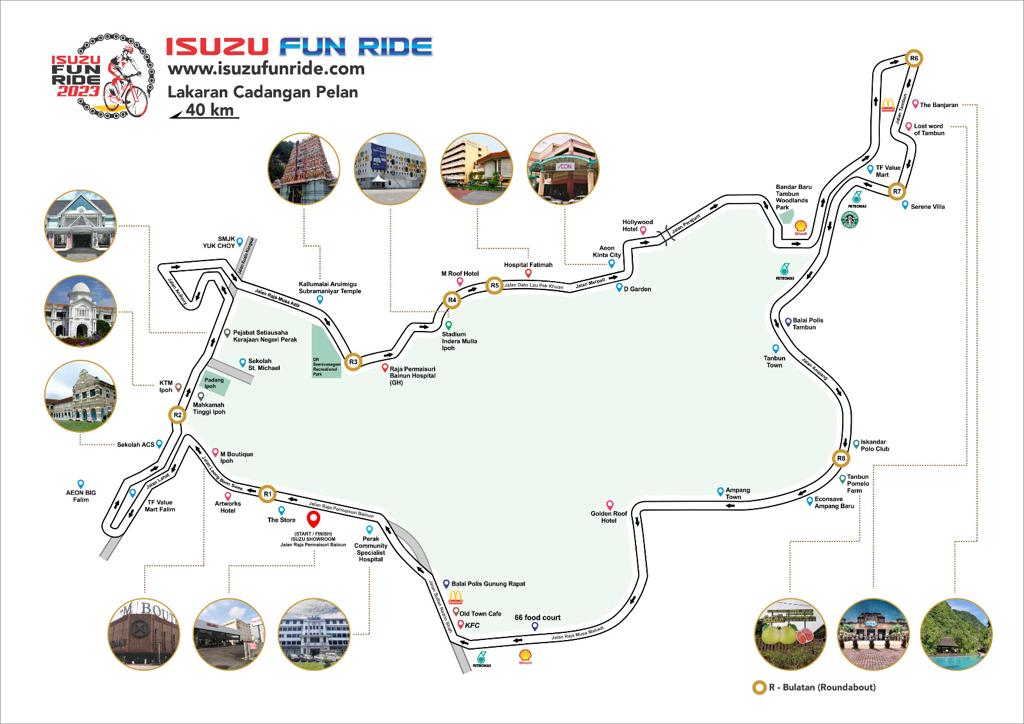 ISUZU FUN RIDE脚车活动 21日骑行抽奖送摩托